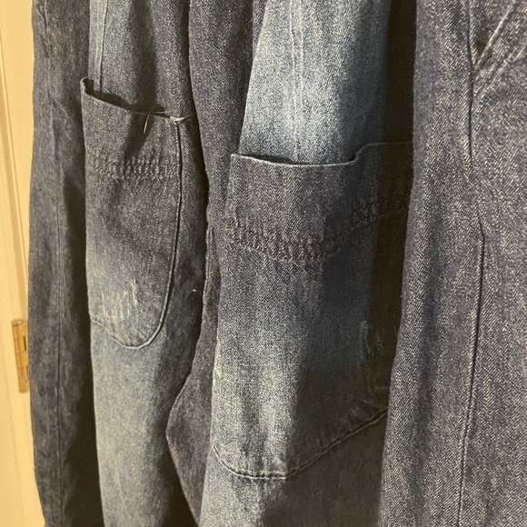 Monthorigin High Rise Drop Crotch Distressed Denim Jeans - Picture 16 of 16